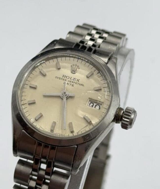 Rolex oyster perpetual date 26mm automatic SS