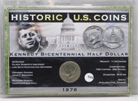 1976 Kennedy Bicentennial Half Dollar with Cert.