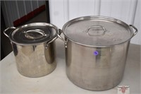 2 - Stainless Steel Pots