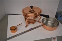 Copper Fondue Pot