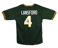 SIGNED CARNEY LANSFORD JERSEY W/ JSA