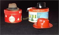 Mini Mallory and Stetson Hats & Boxes
