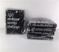 New Lot of 6 100 Envelope Savings Challenge