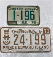 1978 New Brunswick/ 1973 Prince Edward Island
