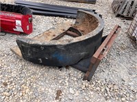 Skid Loader Tire Scraper