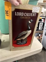 LORD CALVERT CANADIAN GOOSE DECANTER W BOX