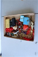 Box of jewelry and more