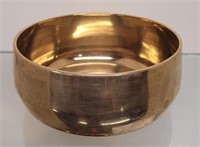 Chinese Brass Singing Bowl 7 x 3 Inches