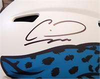 Signed Cole Kmet Jags Helmet COA JSA