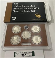 2011 US Mint Quarters Proof Set