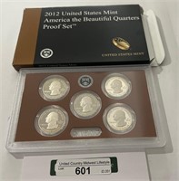 2012 US Mint Quarters Proof Set