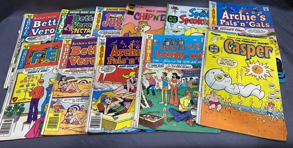 Vtg Archie, Casper & Walt Disney Comic Books