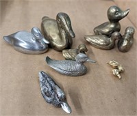 MINI BRASS AND PEWTER BIRDS