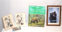 MOOSE BOOKENDS, LURES, B&C BOOK !