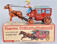 JAPAN Battery Op OVERLAND STAGECOACH w/BOX