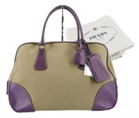 Prada Green & Purple Handbag
