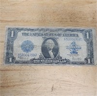 $1 Silver Cert. 1923 Horse Blanket (Large Note)