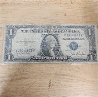 $1 Silver Certificate 1935D Blue Seal