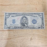 $5 Silver Certificate 1934C Blue Seal