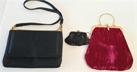 Vintage Dress Purse / Handbag (2 pcs)