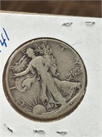 1941 P Walking Liberty Silver Half Dollar