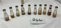 Miniature Vintage Pop Bottles