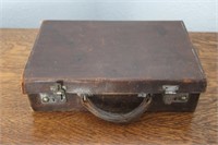 Vintage British Leather Brief Case