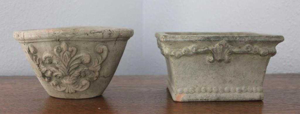 Small Concrete Planters