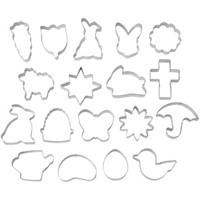 Wilton Easter Cookie Cutters Set  18-Count Tub