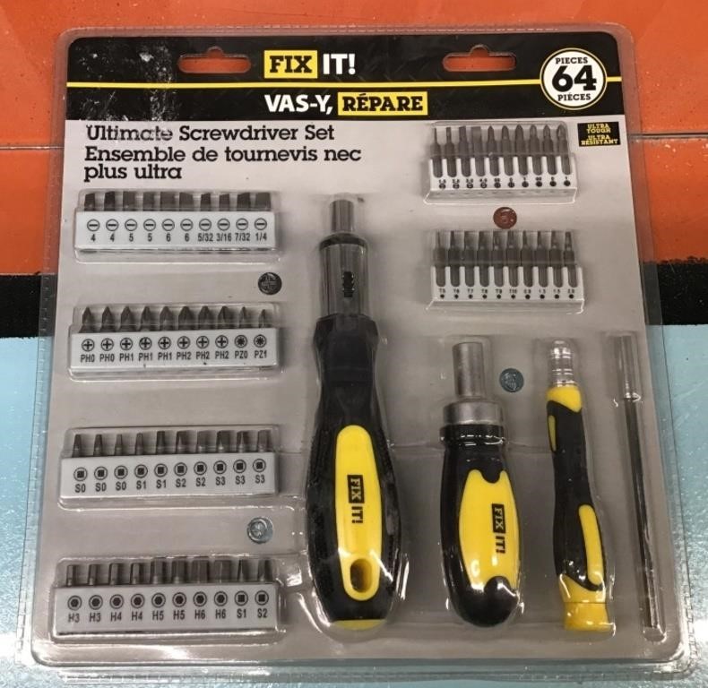 Ultimate screwdriver set - new