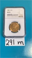 1882 U.S. $10 GOLD COIN