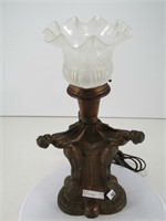 UNIQUE ART DECO ELECTRIFIED TABLE LAMP