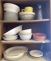 Dishes, Plates, Bowls, Pitcher, Cups