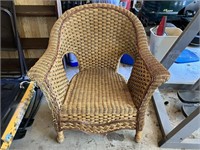 Wicker Rattan Arm Chair