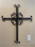 Large Wrought Iron Cross