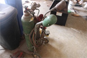 Torch hoses and cart