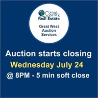 Auction starts closing Wednesday July 24 @ 8PM -