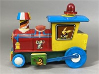 VINTAGE TIN BATTERY OPERATED TRAIN
