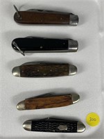 LOT OF (5) VINTAGE POCKET KNIVES