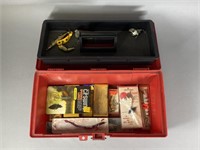 TACKLE BOX FULL OF FISHING LURES