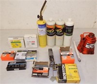 Propane Tanks, Bottle Jack, Fasteners & More