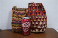 Two - African Hand Made Woven Bags