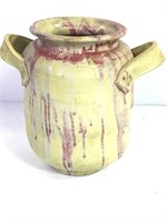 Large Handled Studio Pottery Jar