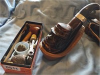 Avon Pipe Leather Cologne & Pipe Pieces