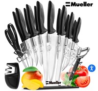 Mueller 17 piece knife set