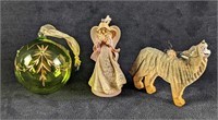 3 Woman Wolf Birthstone Hanging Ornaments