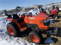 Kubota 3400 Tractor, diesel, 4X4, 3 pt.