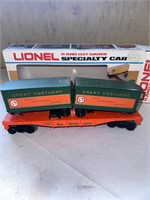 Great northern flat car with trailers 6-9282