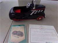 Classic kiddie car signed