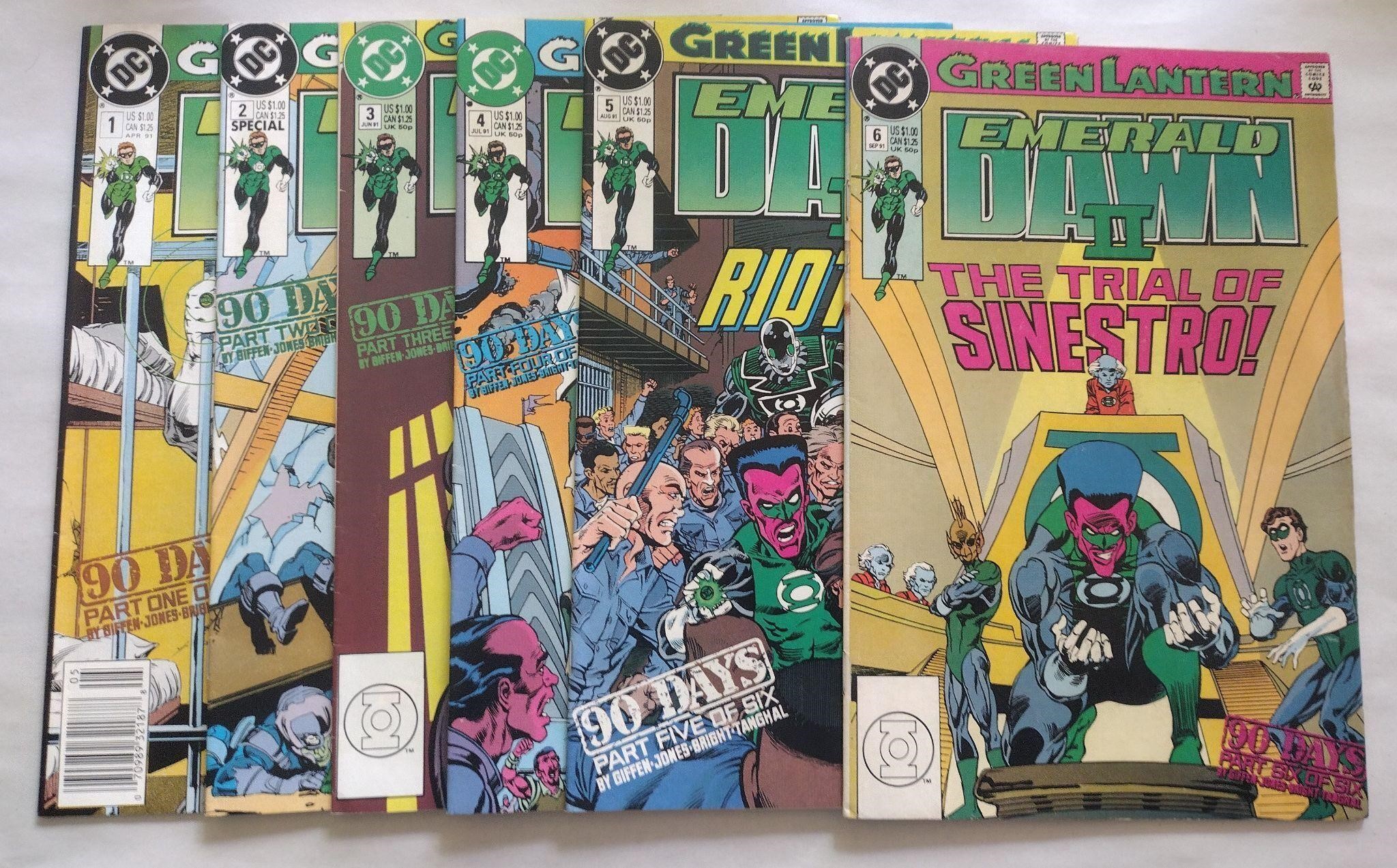 Set 1991 Green Lantern Emerald Dawn II #1-6 EX